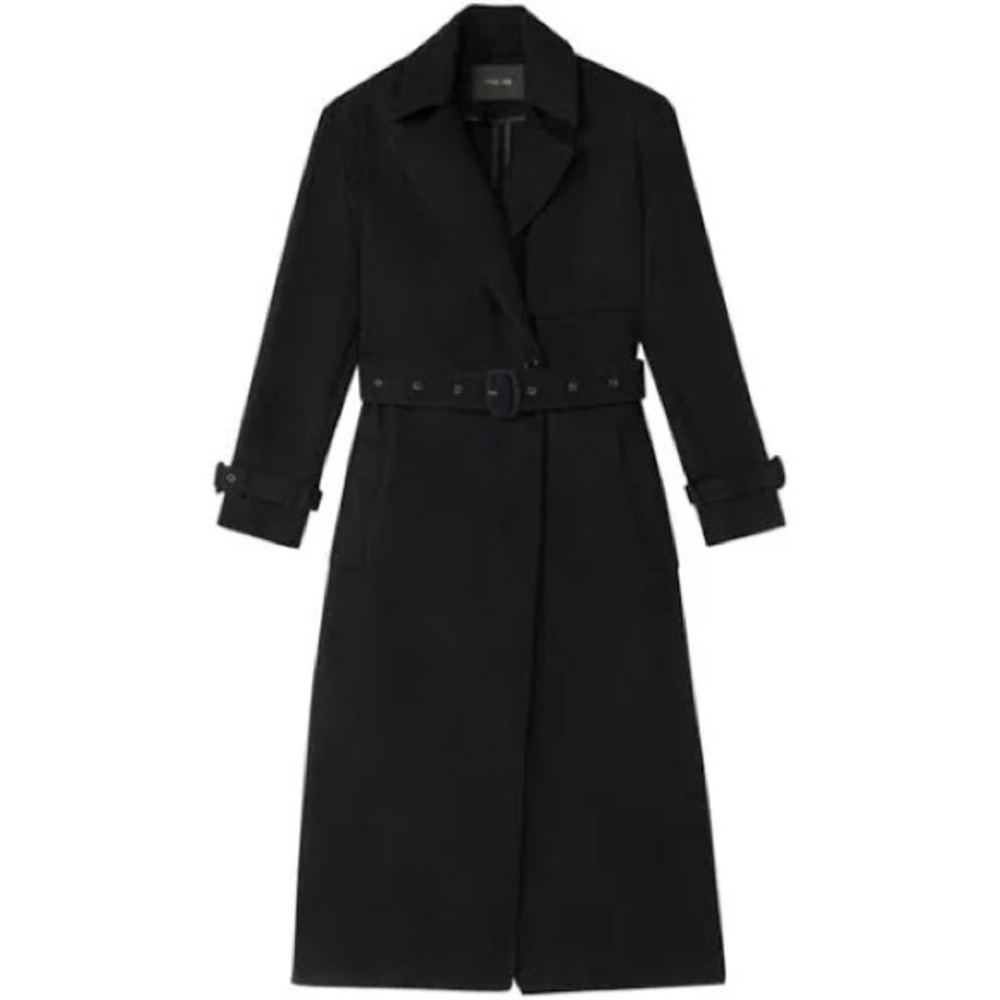 Maje Wool Trench coat Winter 2019 Collection